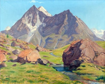 Berg Werke - Berglandschaft Impressionismus